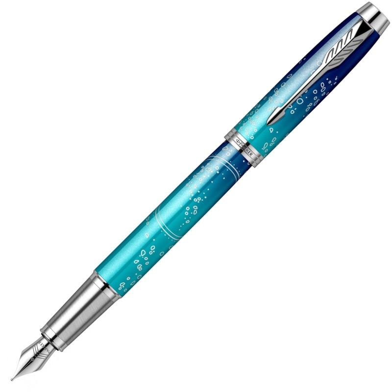Ручка перьевая Parker IM F316 Last Frontier Deep Sea SE 2021, Submerge (Перо F)