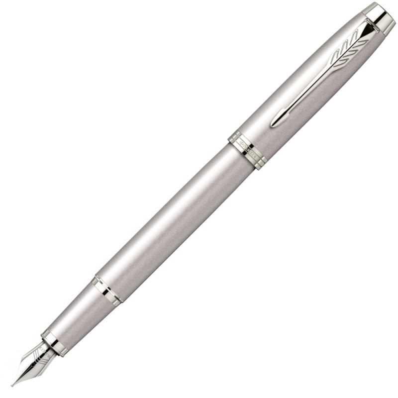 Ручка перьевая Parker IM Monochrome F328, Champagne PVD GT (Перо M)