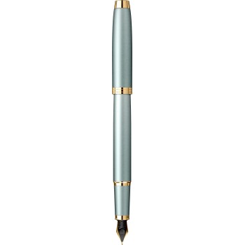 Ручка перьевая Parker IM Rituals F331, Green Gradient GT (Перо F)