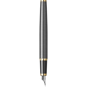 Перьевая ручка Parker IM Premium, Grey Core GT (Перо M)